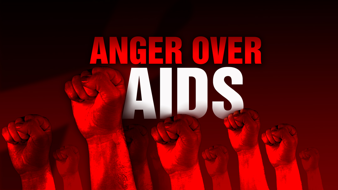 Cue Card Story - Anger Over Aids
